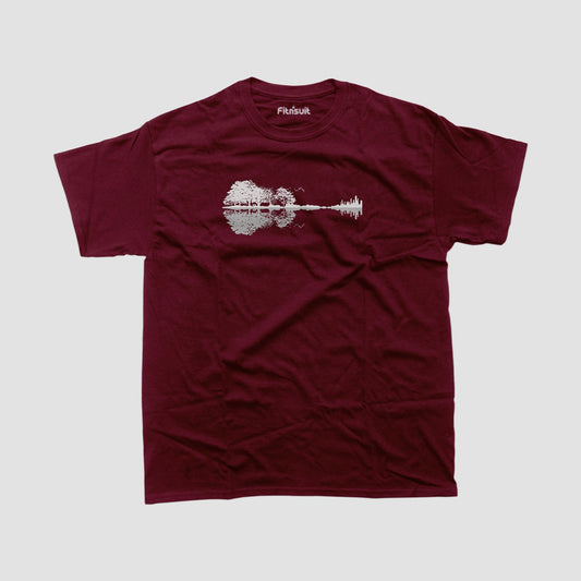 Guitar Soundwave Visual Art T shirt for everyone