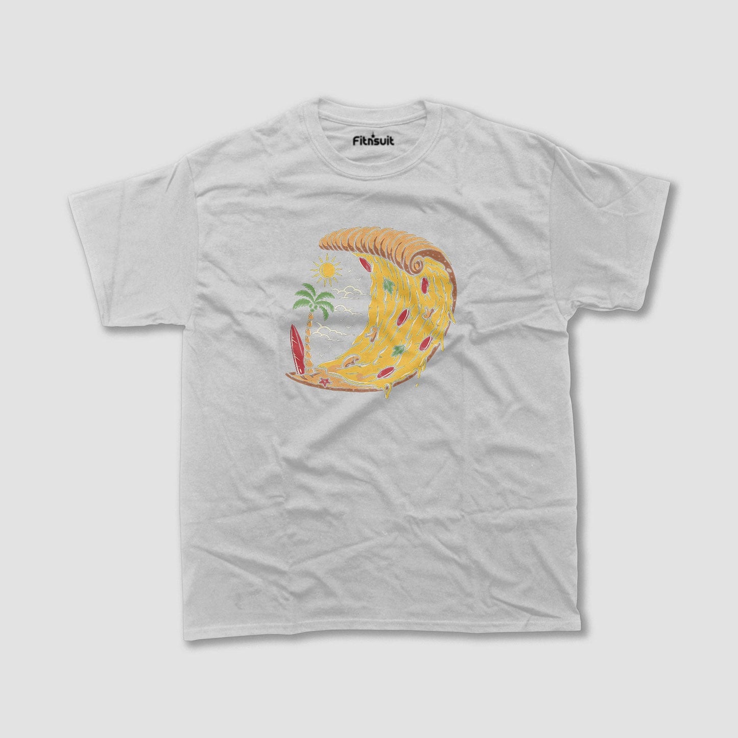 Surf Wave with Cosmic Scene T shirt for everyone