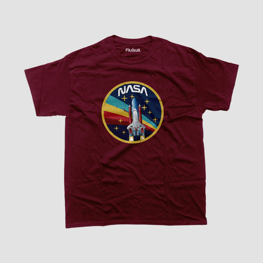 NASA Retro Badge Emblem T shirt for everyone