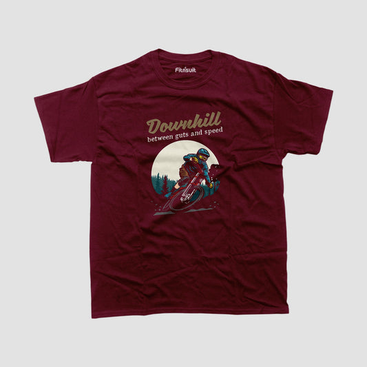 Downhill Rider Speeding T shirt for everyone