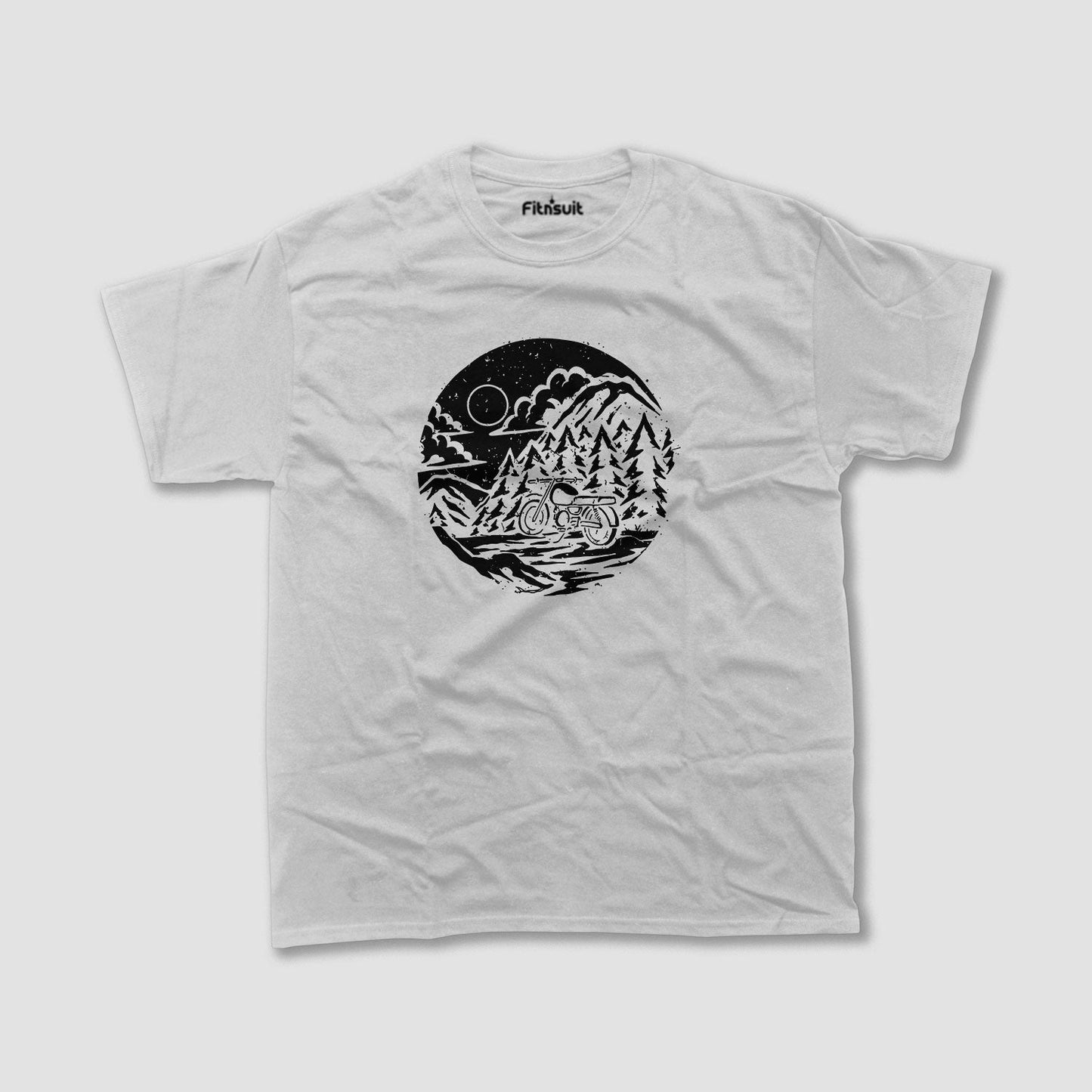 Mountain Landscape Line Art T shirt for everyone