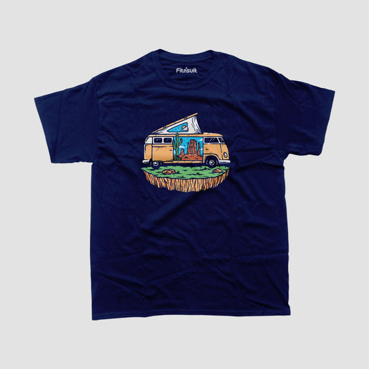 Camper Van Under Starry Sky T shirt for everyone