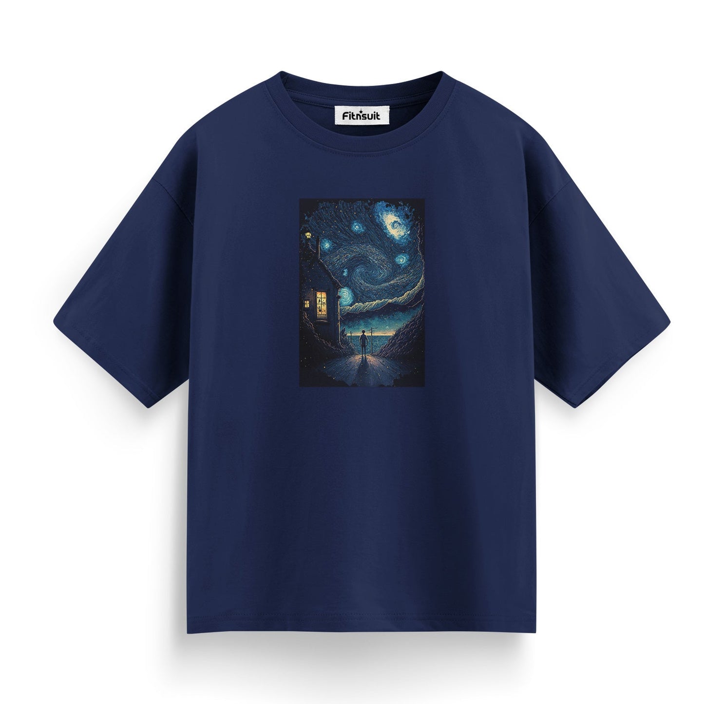 TARDIS Under Starry Sky T shirt for everyone