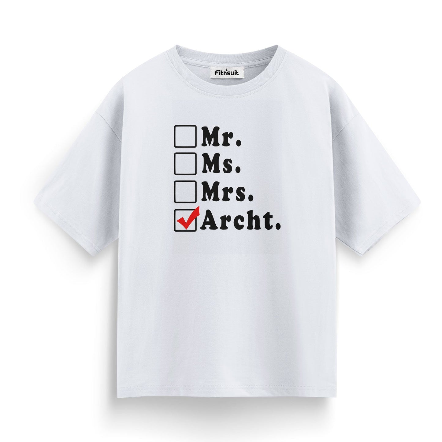 Mr Mrs Archt Architect Humor T shirt