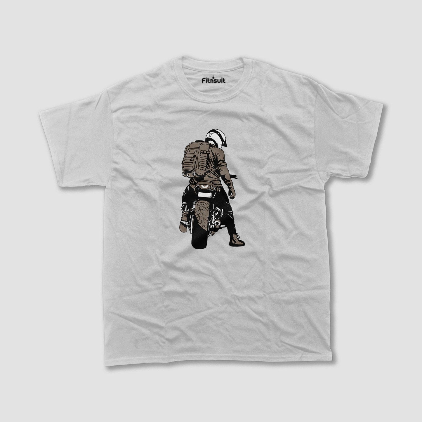 Backpack Rider Motorcycle Explorer T shirt