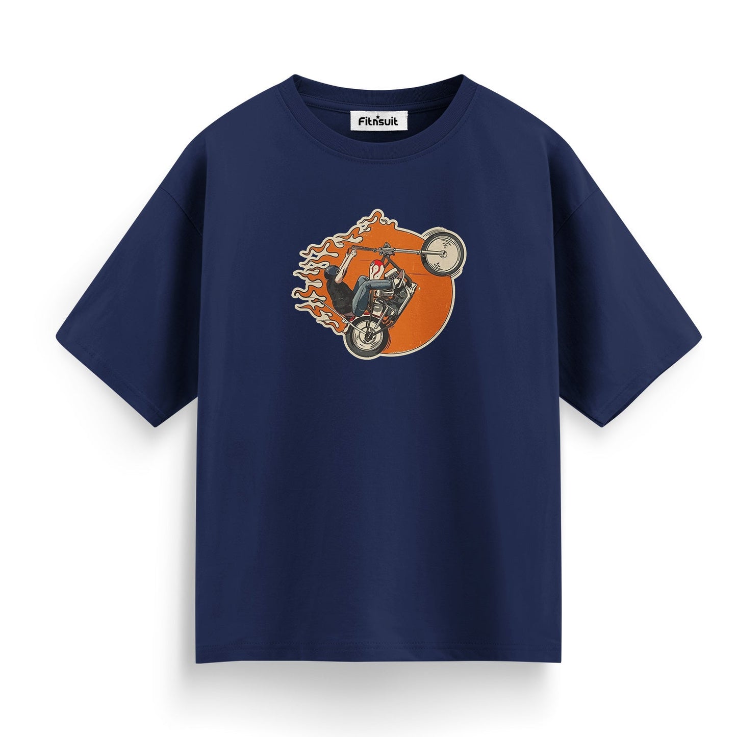 Flaming Ride Motoblogger Passion T shirt