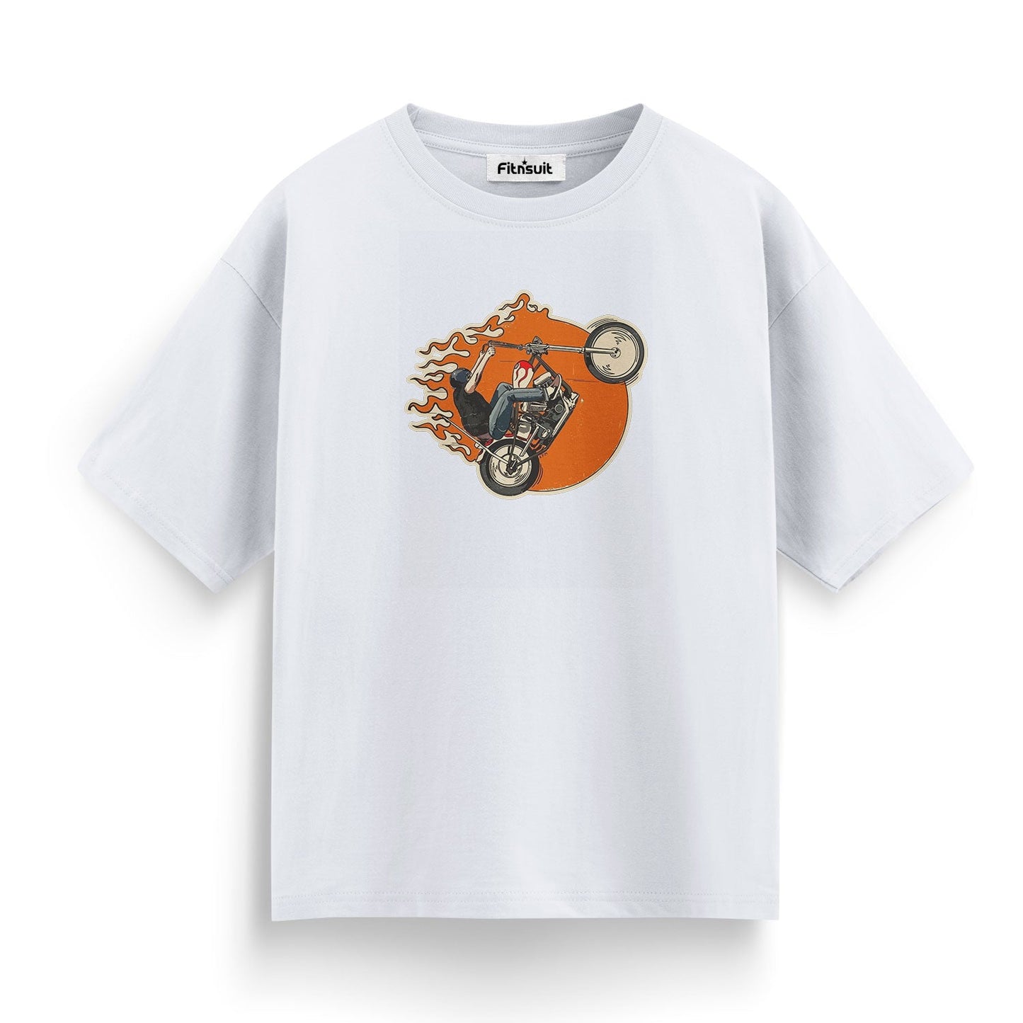 Flaming Ride Motoblogger Passion T shirt