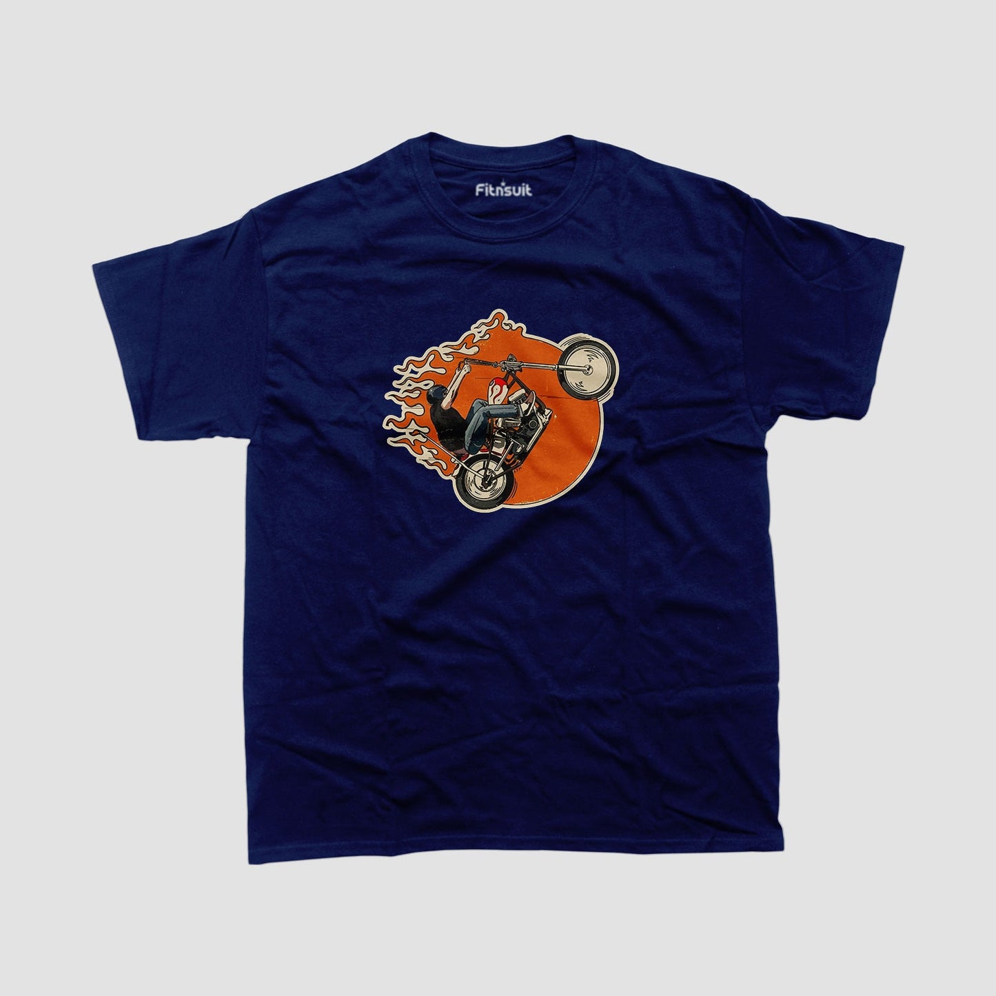 Flaming Ride Motoblogger Passion T shirt