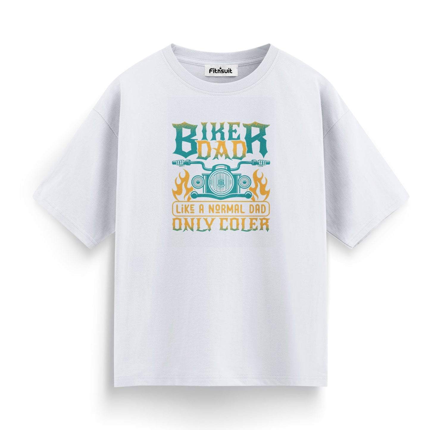 Biker Dad Only Normal Dad Bike Humor T shirt
