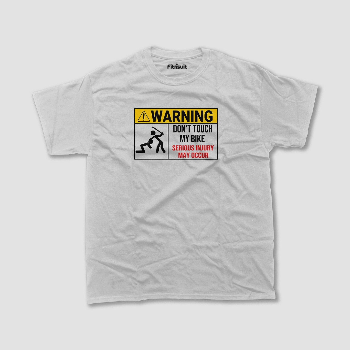 Warning Don’t Touch My Bike Motorcycle Defense T shirt