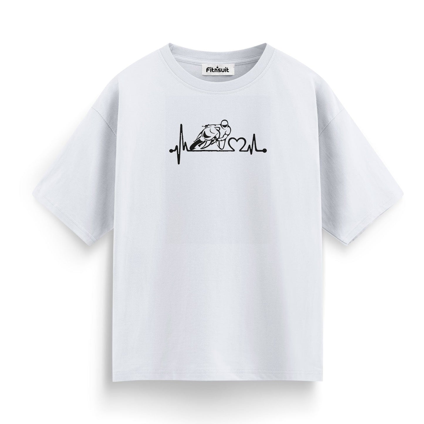 Heartbeat Rider Bike Pulse T shirt