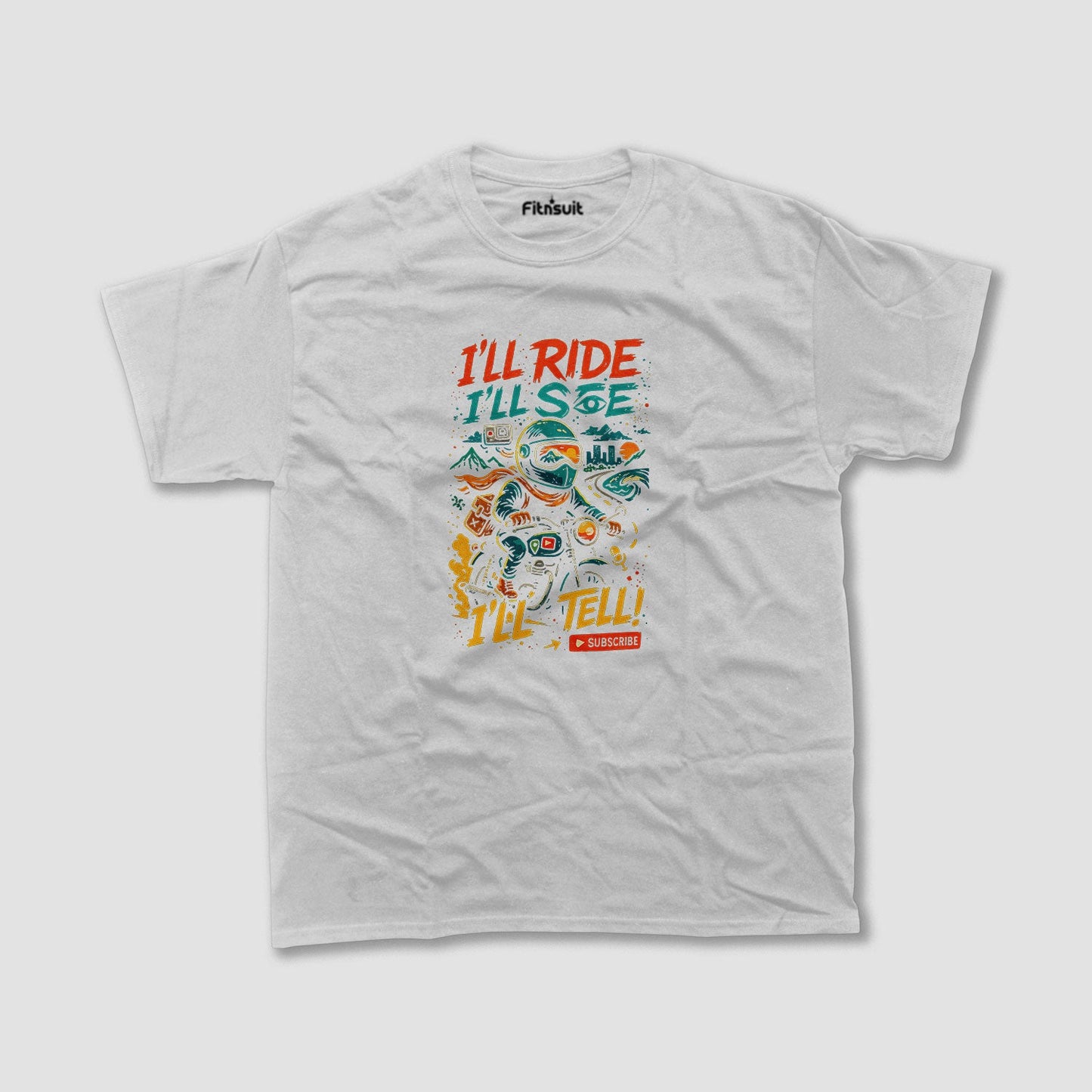 I’ll Ride Till I Die Bike Commitment T shirt