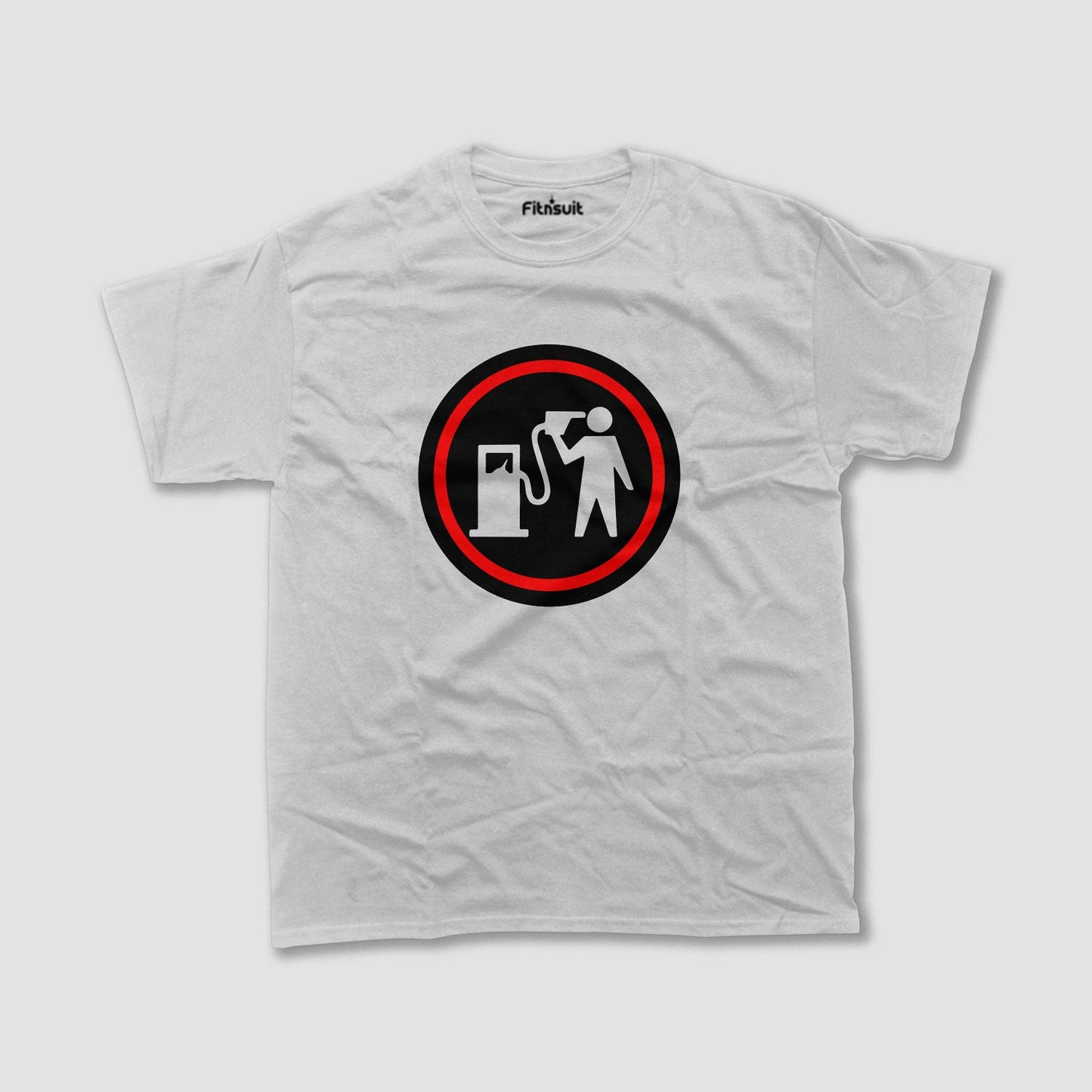 No Fuel No Ride Bike Warning T shirt