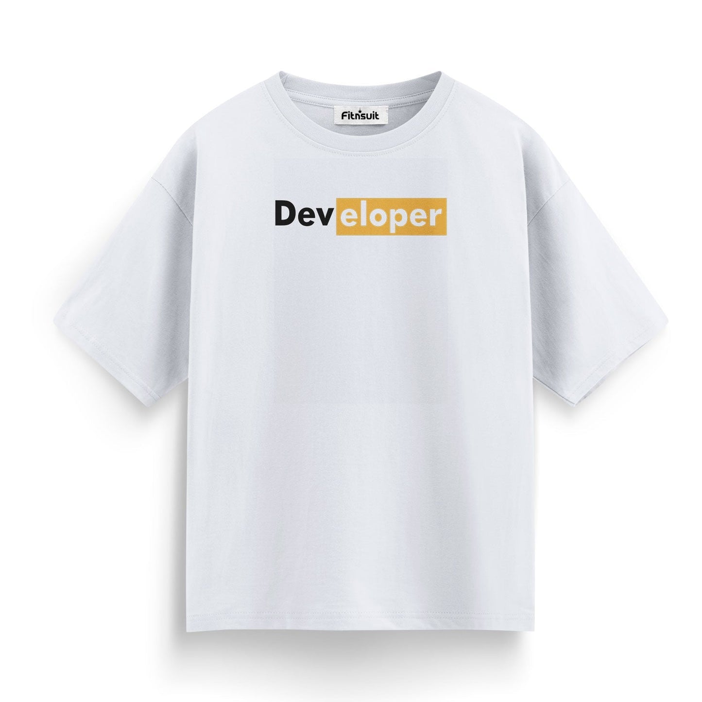 Developer Programmer Typography Unisex Premium T-shirt