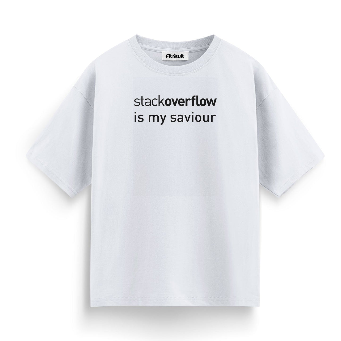 Stackoverflow is my saviour Programmer Typography Unisex Premium T-shirt