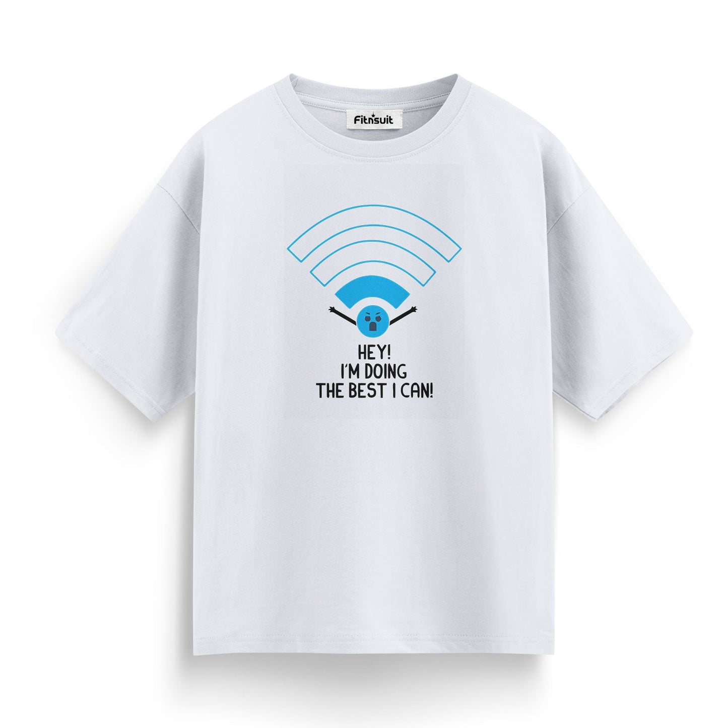 Hey Im doing the best i can.. funny Programmer Typography Unisex Premium T-shirt