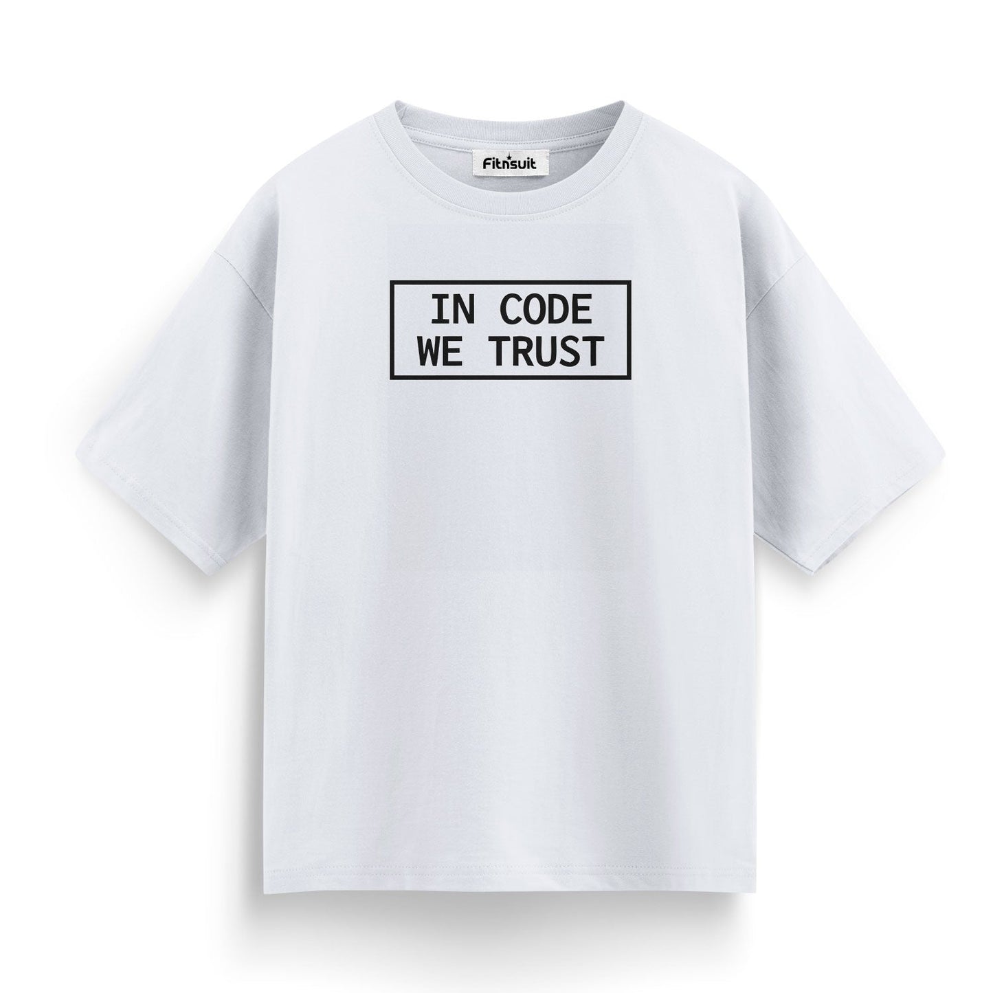 In code We trust Programmer Typography Unisex Premium T-shirt