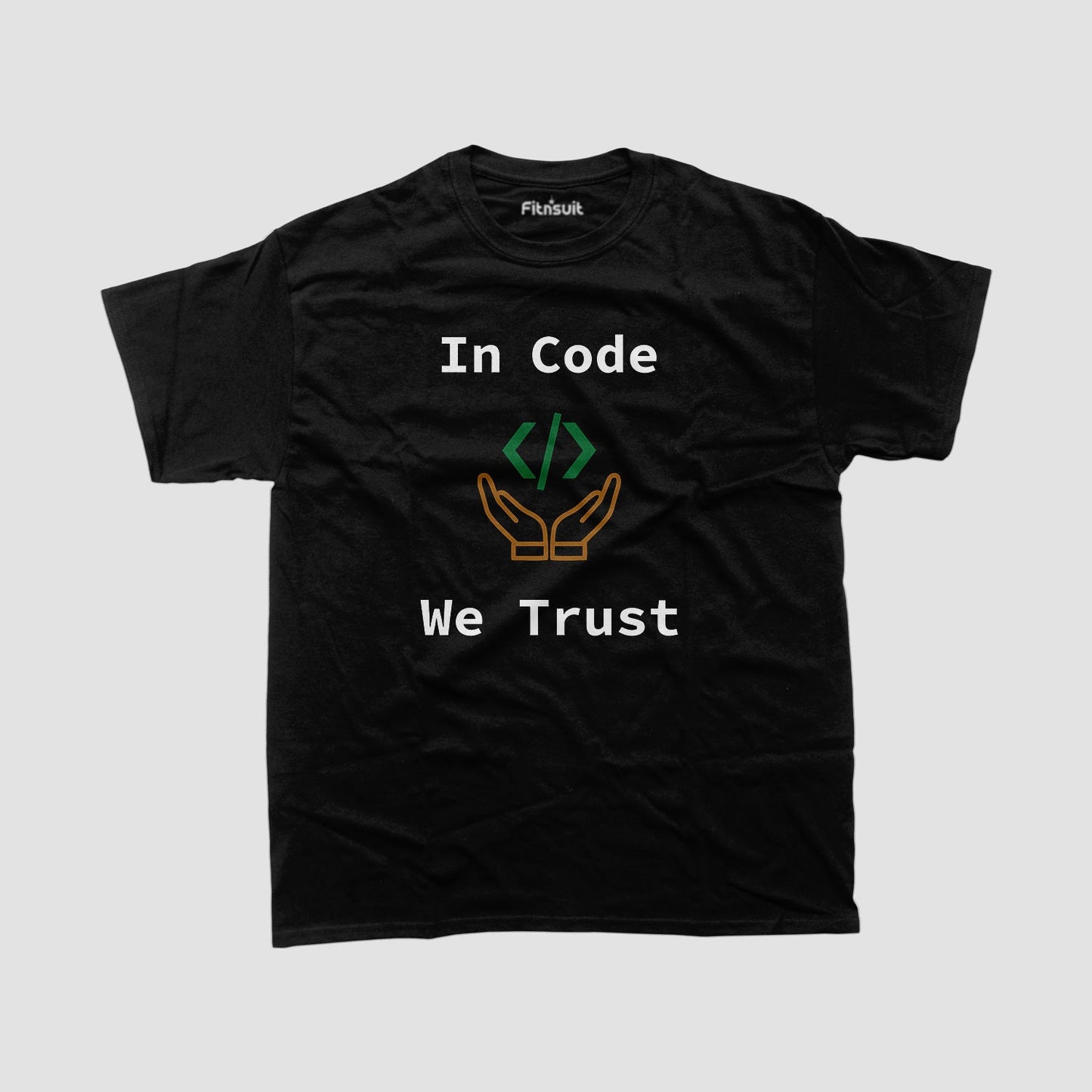 in Code we trust Typography Unisex Premium T-shirt