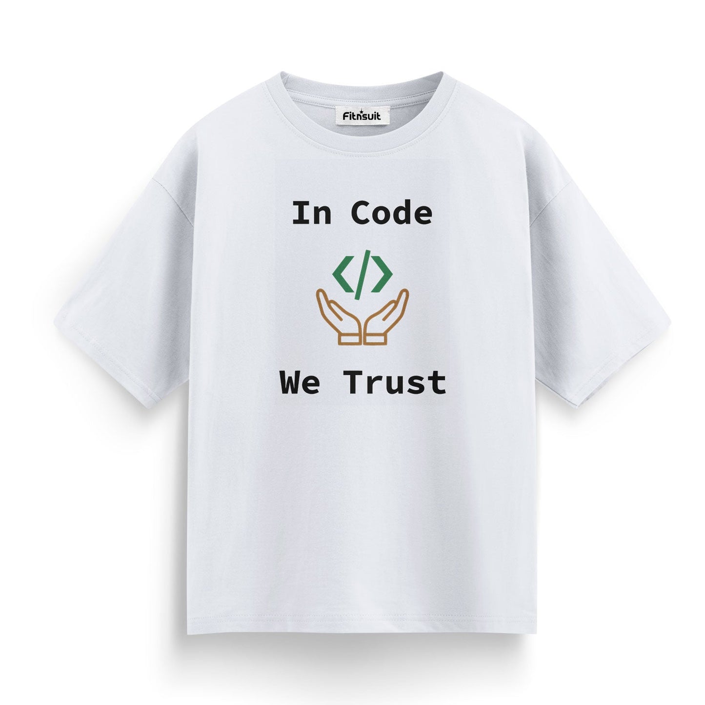 in Code we trust Typography Unisex Premium T-shirt