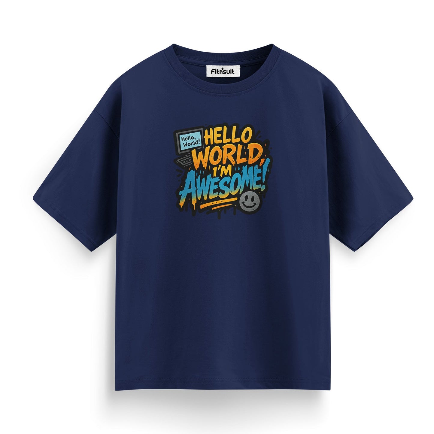Hello World I'M Awesome Programmer T-Shirt
