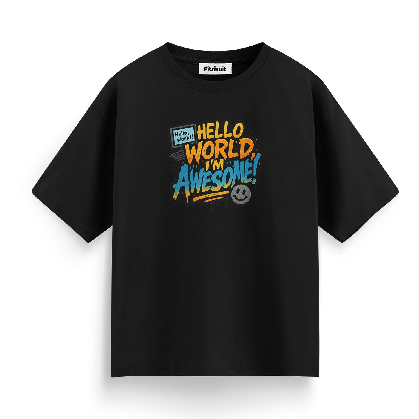 Hello World I'M Awesome Programmer T-Shirt