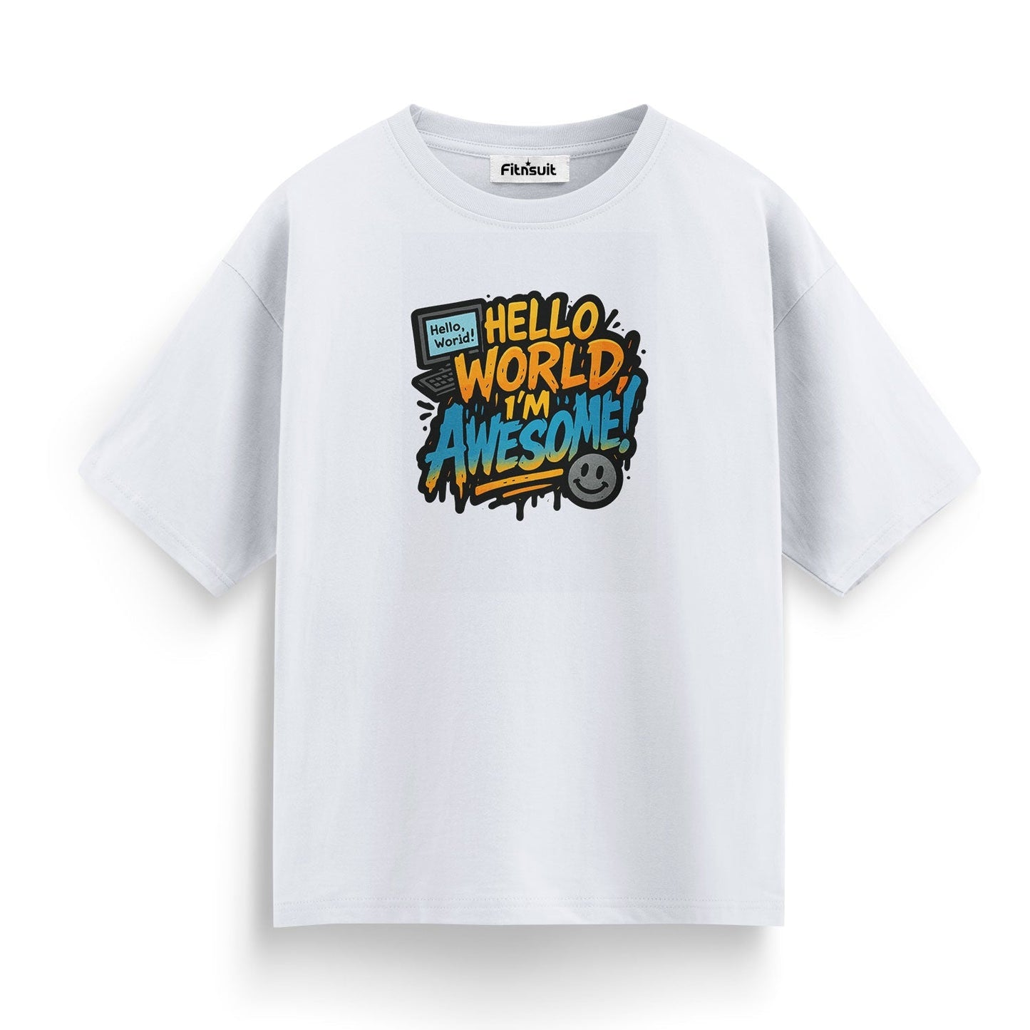 Hello World I'M Awesome Programmer T-Shirt