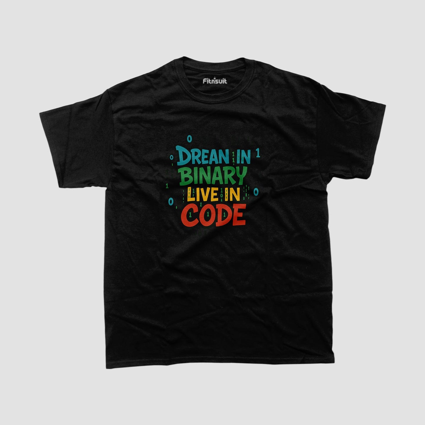 Dream In Binary Live In Code Programmer T-Shirt