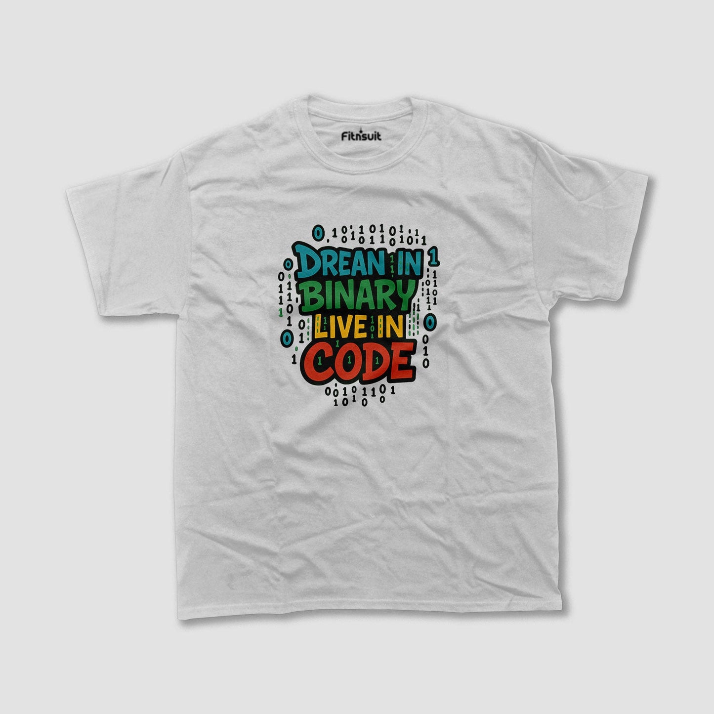 Dream In Binary Live In Code Programmer T-Shirt