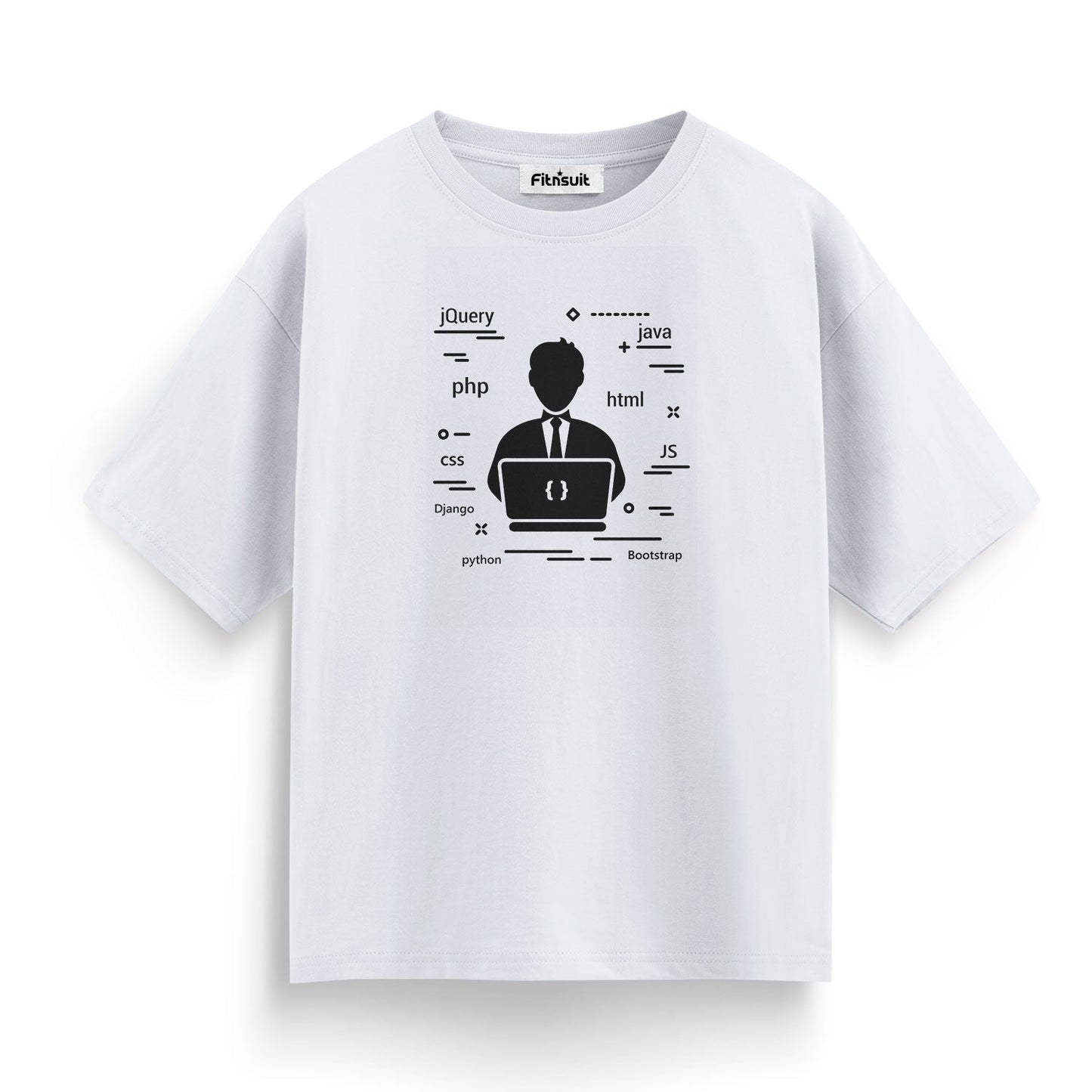 Jqurey, java, php, html, css, js, Django, python, Bootstrap, Coding, Programming Unisex Premium T-shirt