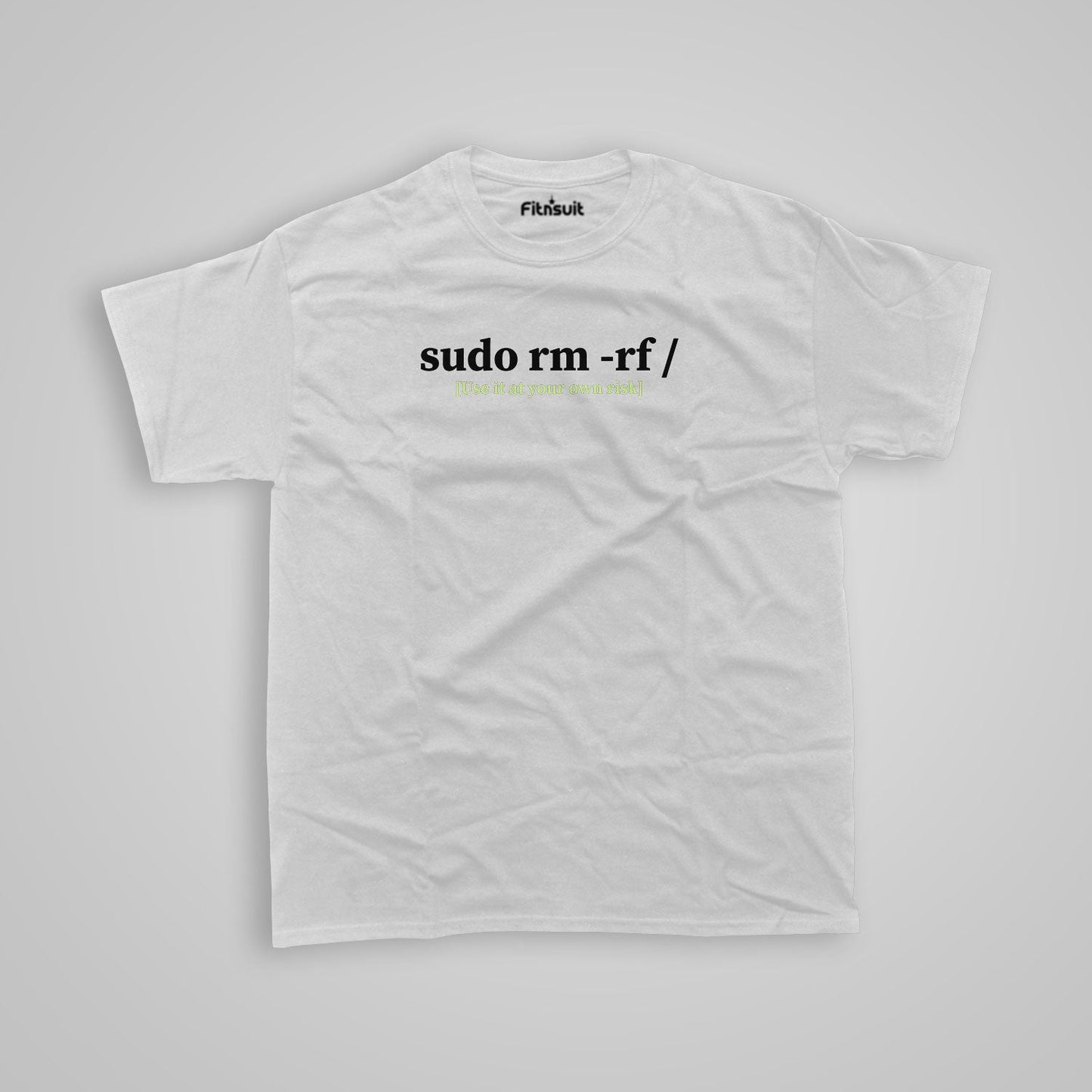 Sudo rm-rf use it at your own risk funny Programming Unisex Premium T-shirt