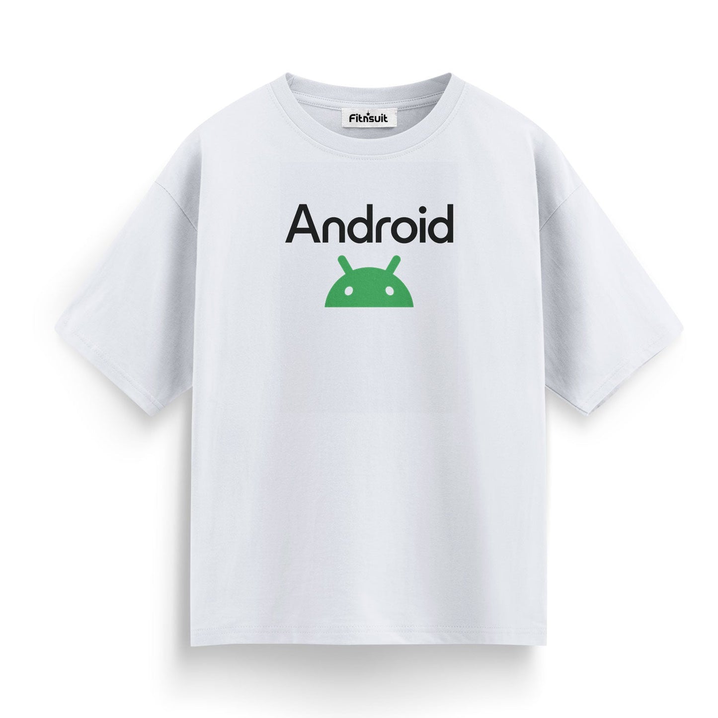 Android logo Programmer Typography Unisex Premium T-shirt