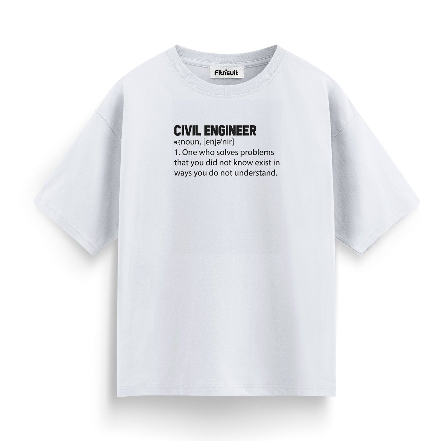 Civil Engineer Definition Problem Solver T shirt