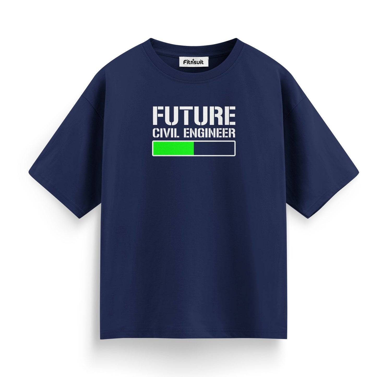 Future Civil Engineer Progress Bar T shirt