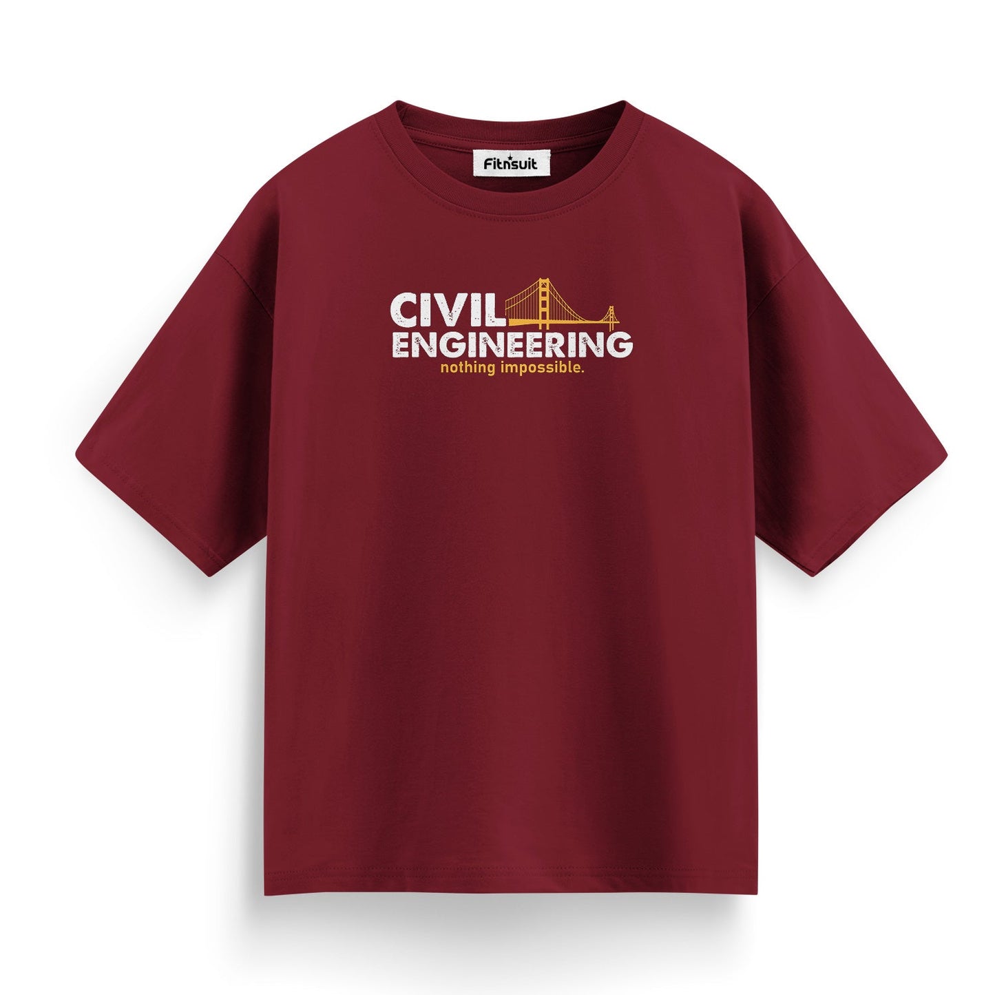 Civil Engineering Nothing Impossible T shirt