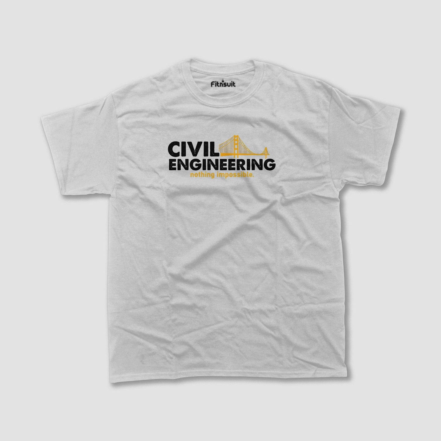 Civil Engineering Nothing Impossible T shirt