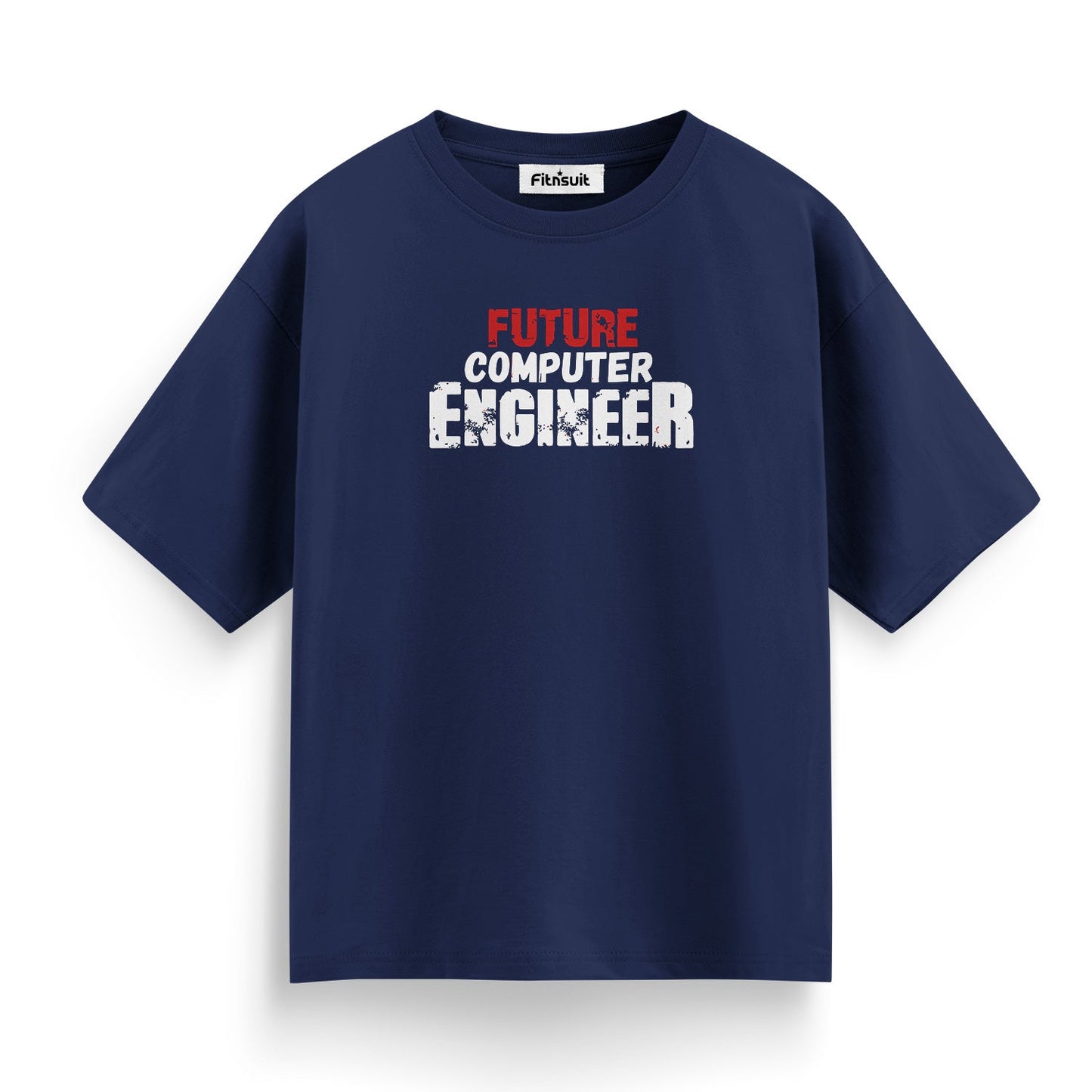 Future Computer Engineer Bold Text T shirt