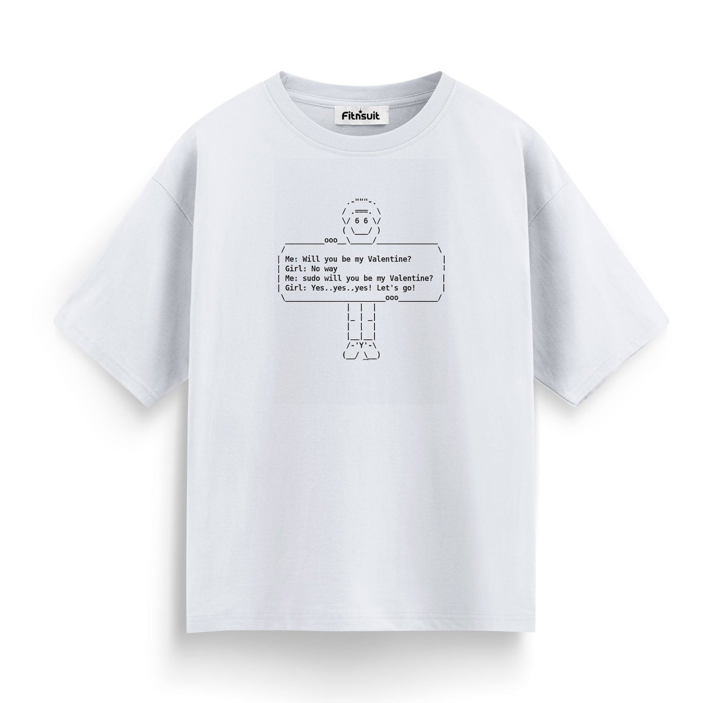 Funny Valentine Programmer Terminal Message Ethical Hacker T-Shirt