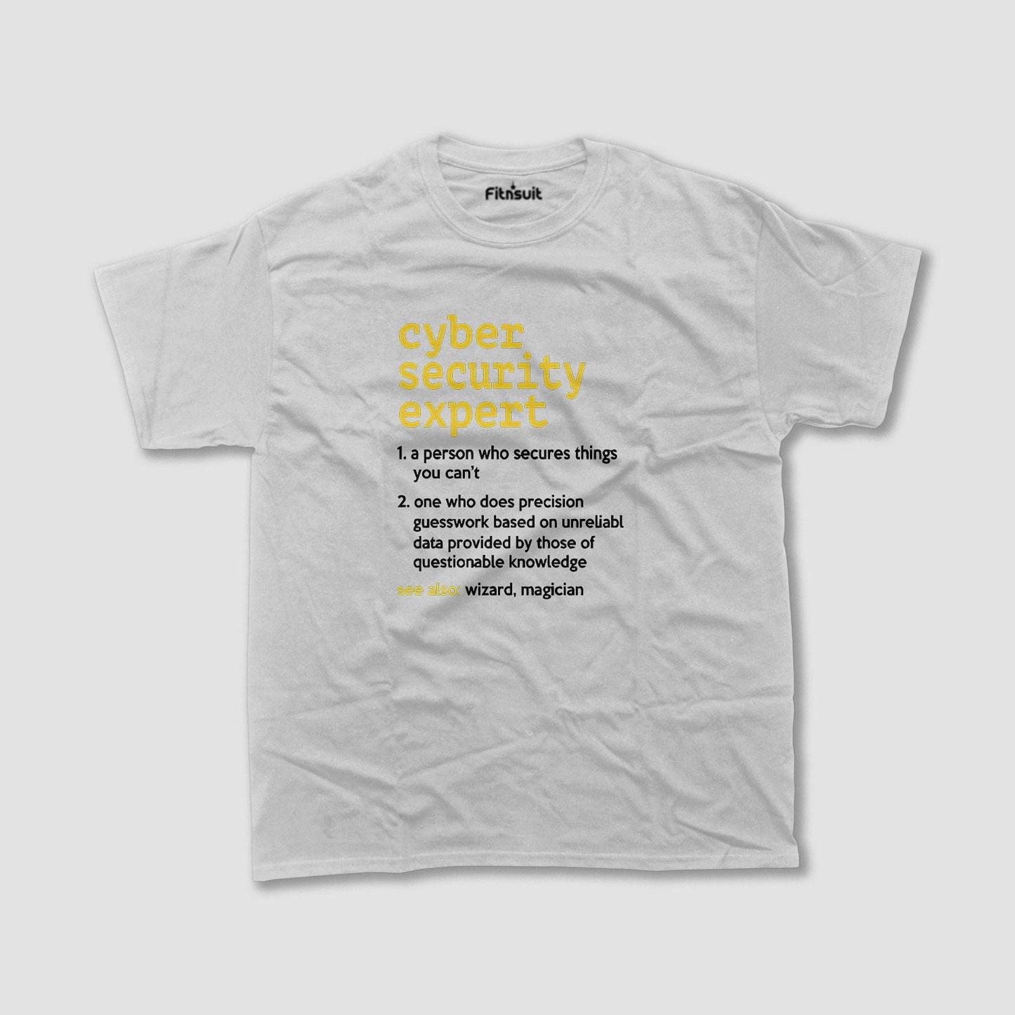 Cyber Security Expert typography T shirt for Ethical Hacker.