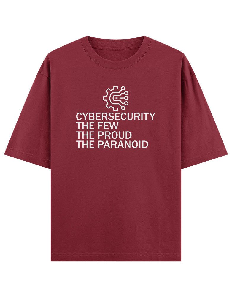 Cybersecurity The few The proud The pranoid T shirt for Ethical Hacker.