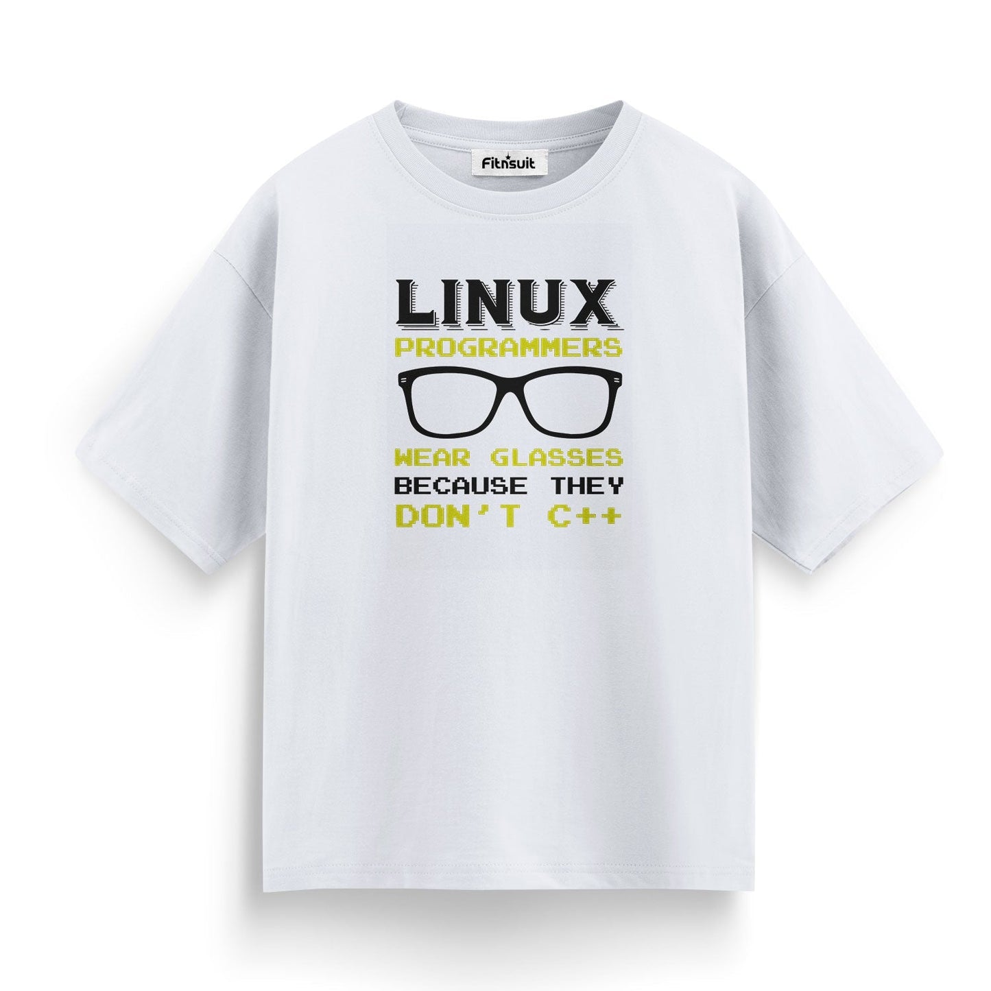 Linux Programmers Don’t C++ Glasses Joke Ethical Hacker T-Shirt