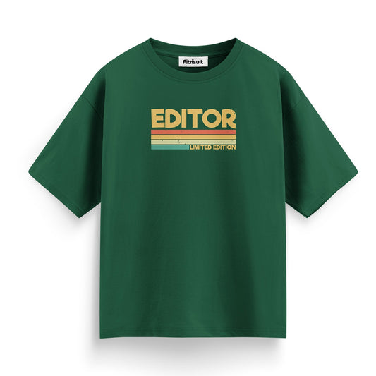 Editor Limited Edition Retro Style T-Shirt for Video Editor