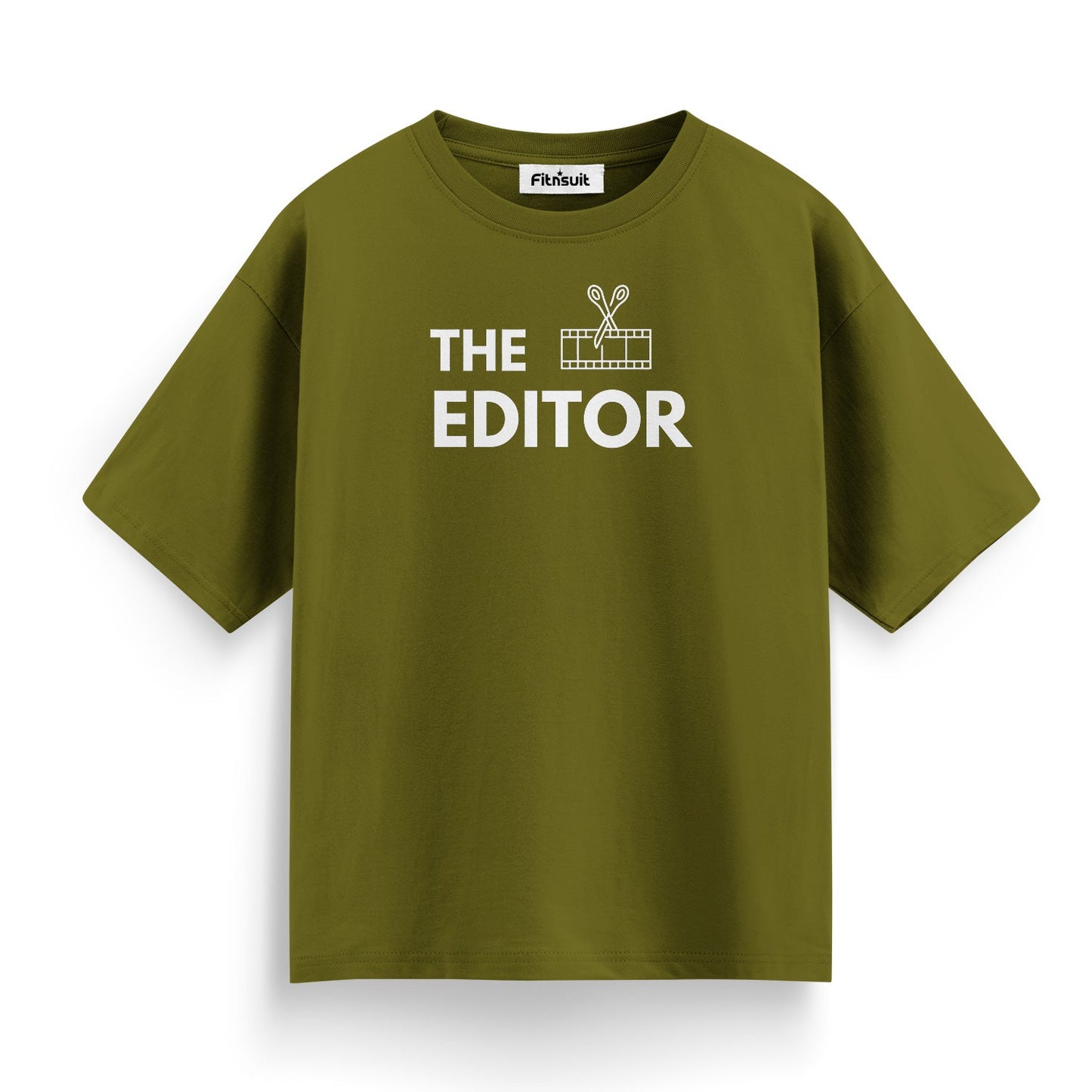 The Editor Minimal Typography T-Shirt for Video Editor