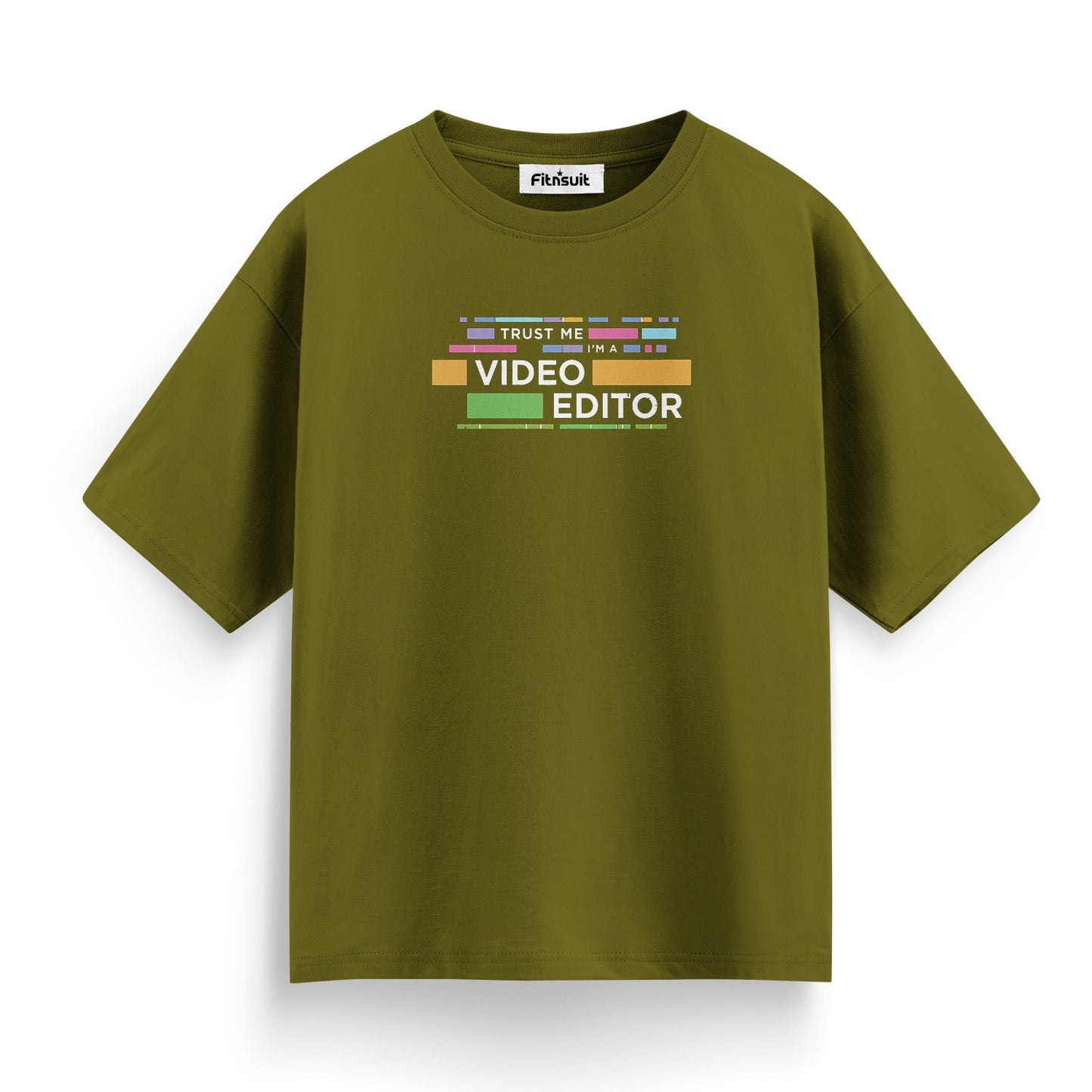 Trust Me I'm a Video Editor Color Bar T-Shirt for Video Editor