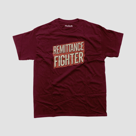 Remittance Fighter Bold Text Freelancer T-Shirt