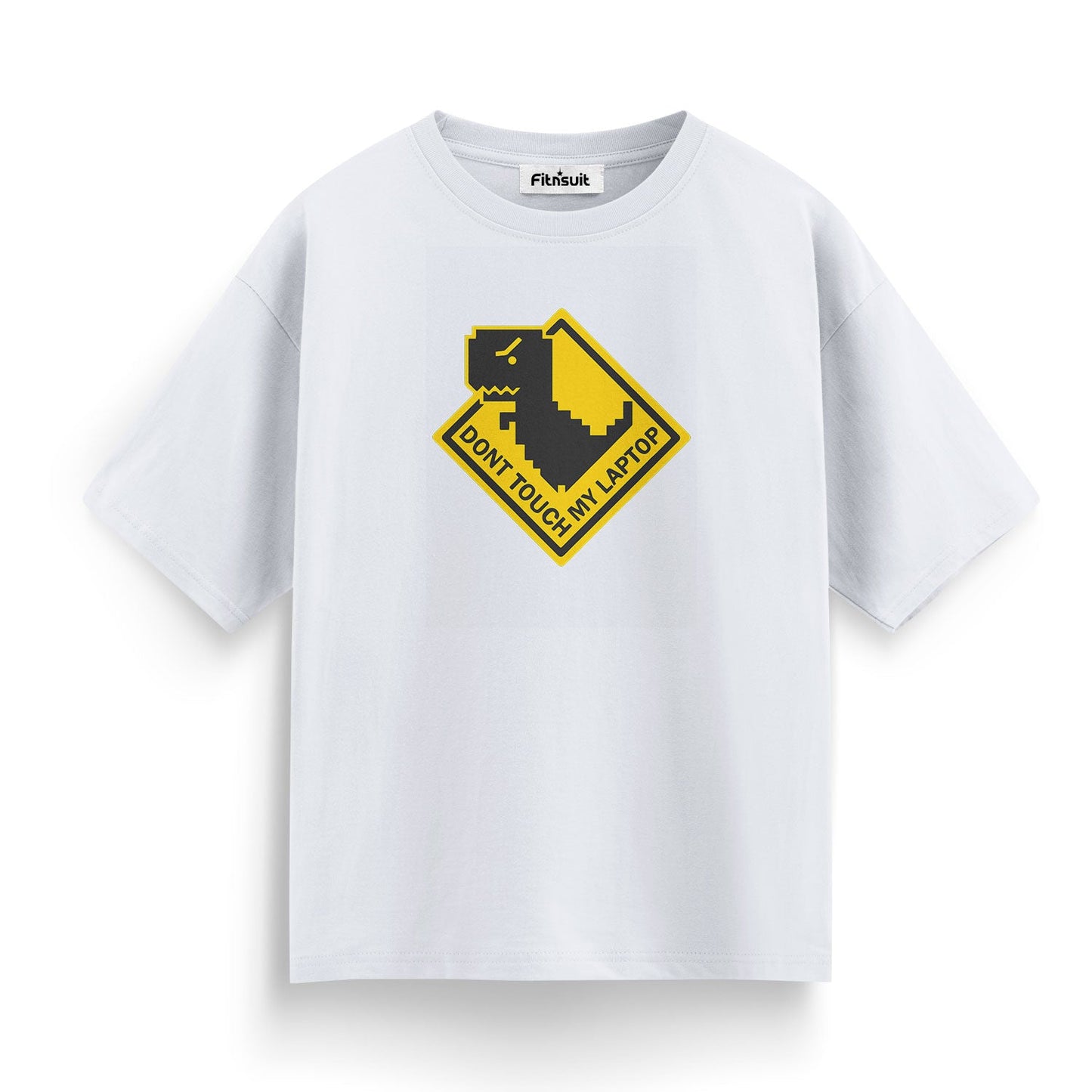 Don’t Touch My Laptop Warning Sign Freelancer T-Shirt