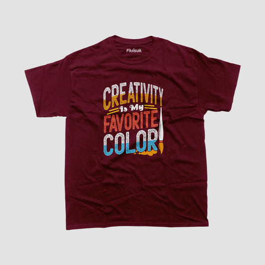 Creativity Is My Favorite Color Graphic Designer T-Shirt