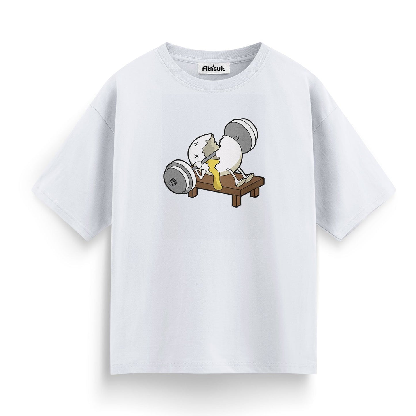 Egg Lifting Barbell Cute Gym Motivational T shirt