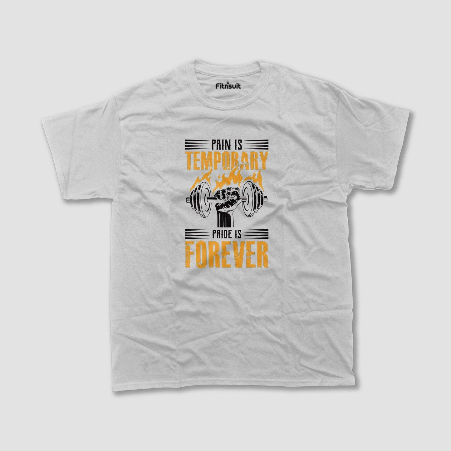 Pain is Temporary, Pride is Forever Gym Motivational T shirt