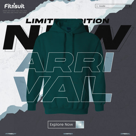 Brown color Solid color Hoodie