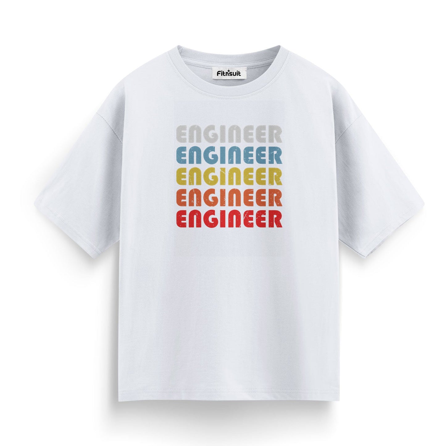 Repeating Word Pattern Mechanical Engineerchanical Engineer T shirt